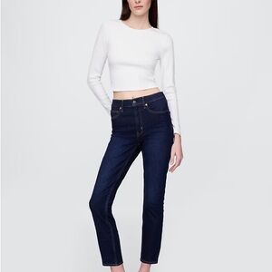 NWT Gap High Rise Vintage Slim Dark Wash Jeans